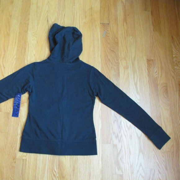 MILEY CYRUS / MAX AZRIA GIRL'S SZ M (10-14) JACKET BLACK HOODIE LS KNIT HOOD NWT - Picture 11 of 14